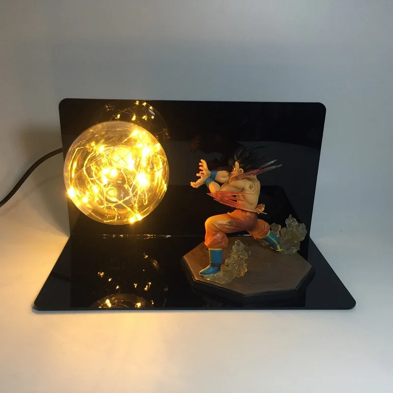 Аниме Dragon Ball Sun Wukong Garage Kit Креативный светодиодный светильник Настольная лампа для защиты глаз светящаяся игрушка креативный Сияющий