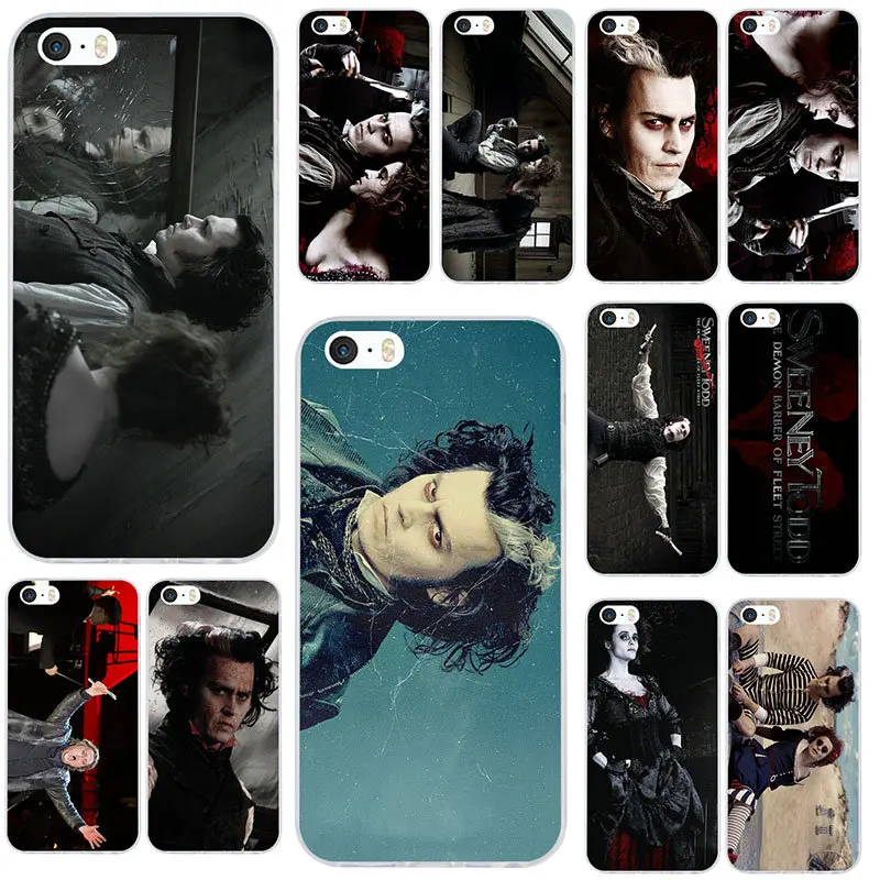 Мягкий силиконовый чехол накладка Sweeney Todd на мобильный телефон из тпу защита для