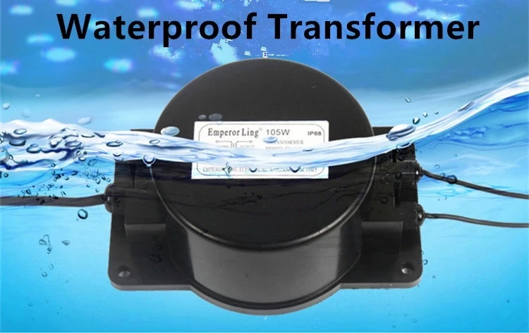 Светильник ing Трансформатор 12V 24V 100W 200W IP67 Водонепроницаемый подводный светодиодный драйвер Питание адаптер Светодиодный Бильярдный Светильник