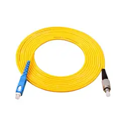 10 шт./пакет FC/UPC-SC/UPC симплексный режим волоконно-оптический кабель для коммутационных шнуров 2,0 мм или 3,0 мм FTTH Оптическое волокно гибкий