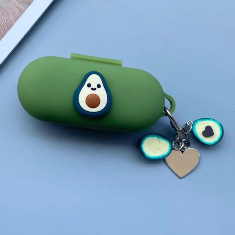 Пылезащитный чехол силиконовый с брелком для Хуа Вэй FreeBuds Honor Flypods Lite Молодежная
