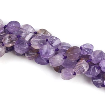

15*22mm Natural Irregular Ametrine Loose Spacer Beads For Jewelry Making DIY Necklace Bracelet Accessories 15Inches