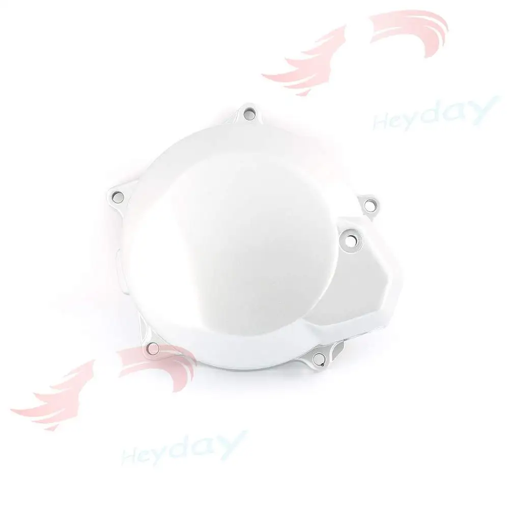 Крышка статора двигателя мотоцикла картера для Yamaha FZR600 1989-1997 FZR500 1989-1990 - Цвет: Серебристый