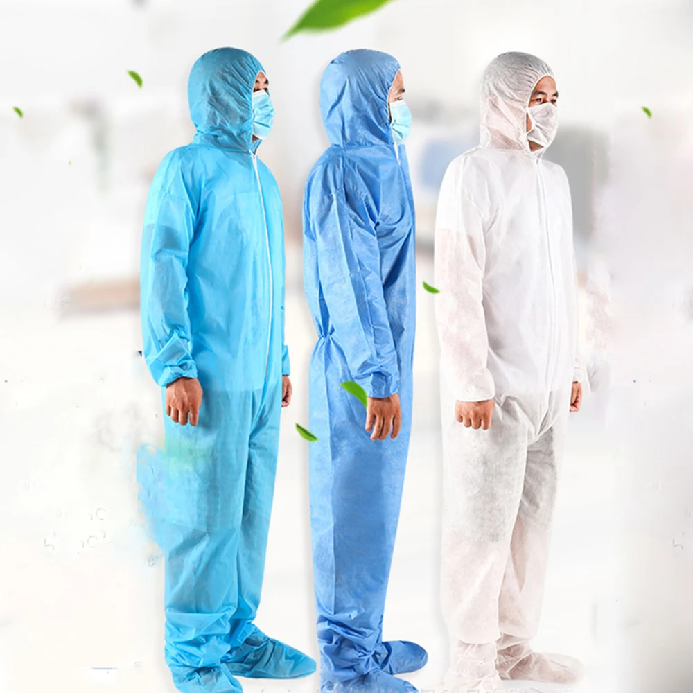 One Time Disposable Waterproof Oil-Resistant Protective Coverall for Spary Painting Decorating Clothes Overall Suit
