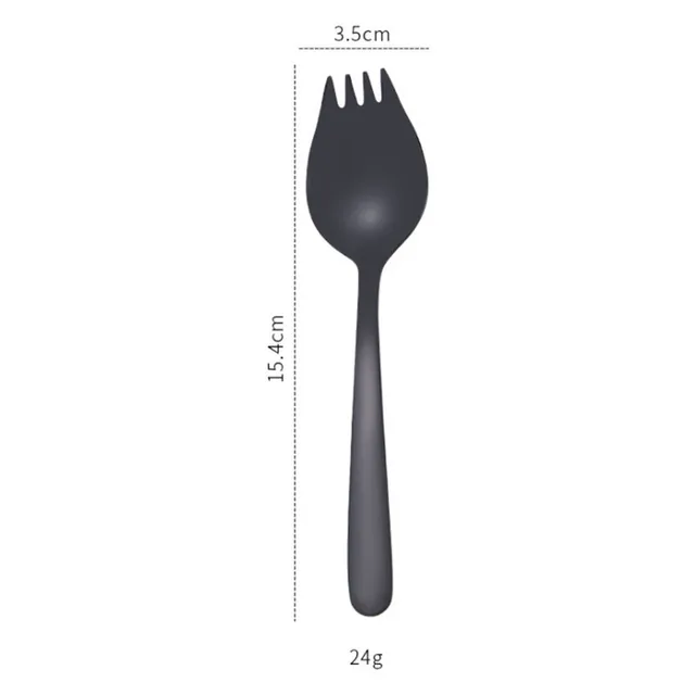 Sporks Acciaio Inox 18/10 - Cucchiaio Forchetta Multiuso 19cm Per Campeggio E Casa - Foto 4