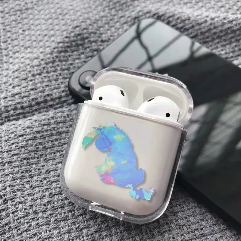 Чехол для наушников с изображением короля льва из мультфильма для Apple iPhone, зарядная коробка для AirPods Pro, жесткий прозрачный защитный чехол - Цвет: 3