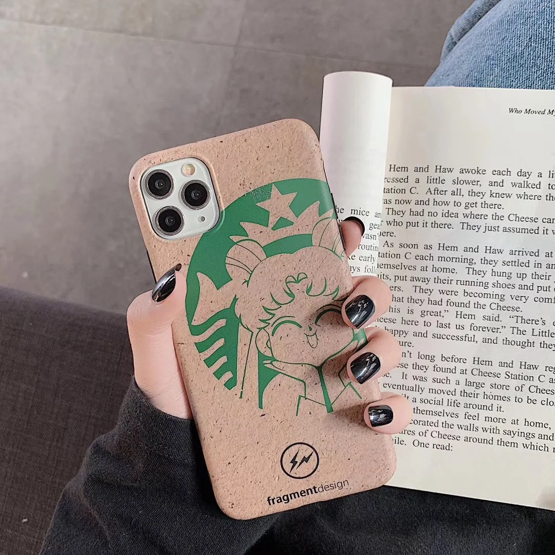 Модный чехол для телефона Sailor Moon coffee Cherry flowsoms fulmination iphone 7 7plus 8 8plus 11 pro X Xs Max Xr мягкий
