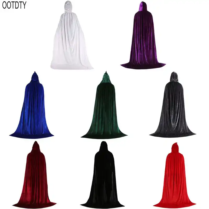 long velvet cape