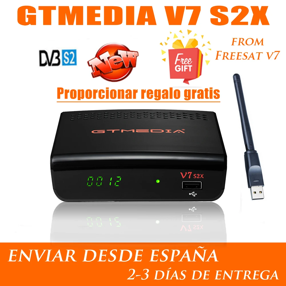 Высокое качество Gtmedia V7 S2X обновлен V7S HD спутниковый декодер Поддержка DVB 1080P USB Wi Fi
