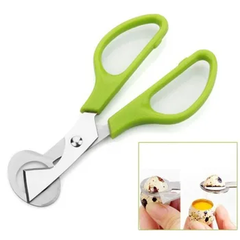 

Practical Design Household Kitchen Stainless Steel Quail Egg Shells Scissors Egg Slicers Cutter Opener Kitchen Tools