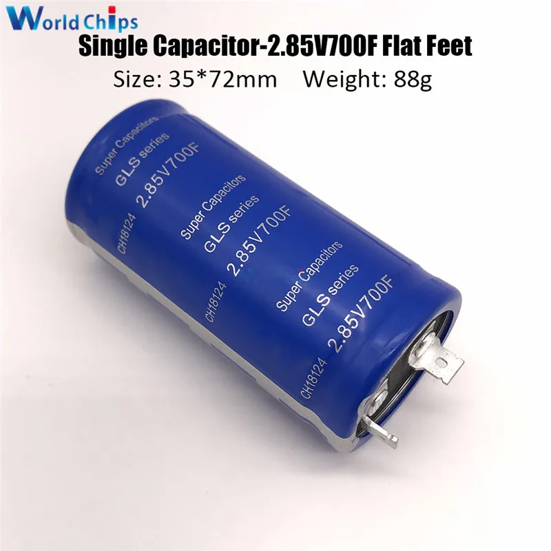 2 85 V 700F супер фарад конденсатор 35*72 мм флаг ноги два фута 2.85V700F для Автомобильный
