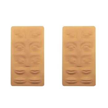 

Silica gel 3D Practice Skin Eye Lips Cosmetics Fake Skin Eyebrow Tattoo Practice Skin Accessories Beginners