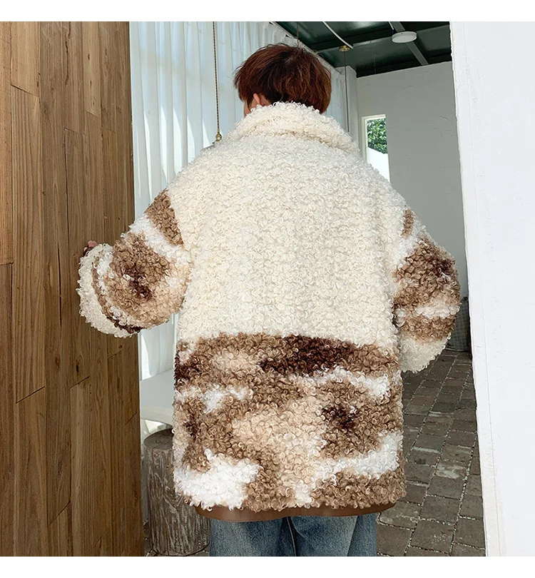 Privathinker, Мужская утолщенная овечья шерсть, осенне-зимняя куртка, пальто, Мужская Корейская Повседневная парка, уличная Теплая мужская, свободная одежда