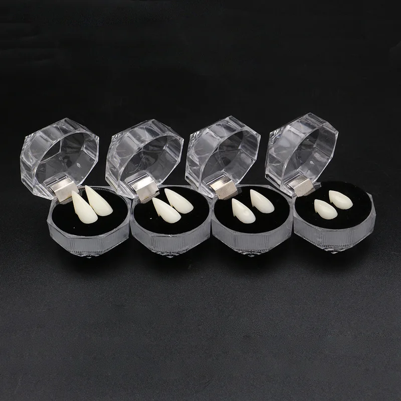 Halloween Props Vampire Teeth Fangs Dentures Costume Props Party Favors Mask Holiday DIY Decorations horror adult for kids