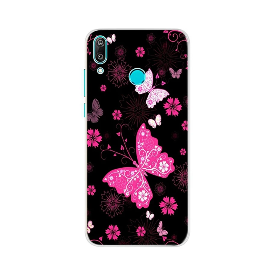 Для Huawei Y7 Y 7 Чехол Мягкий 360 Полный задний Чехол для Huawei Y7 Pro DUB-LX1 DUB-LX2 Y7 Prime украшение маски на заднюю панель - Цвет: Светло-зеленый