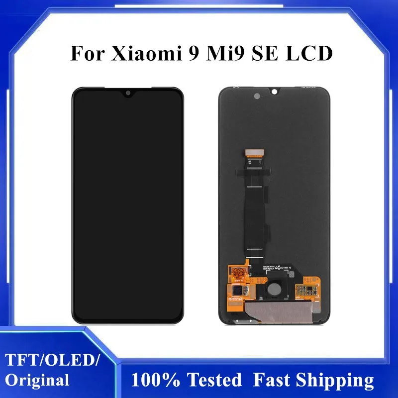 

6.39" Original Screen For Xiaomi Mi 9 SE LCD display Touch Screen Digitizer Assembly M1903F2G lcd For xiaomi mi9 se lcd display