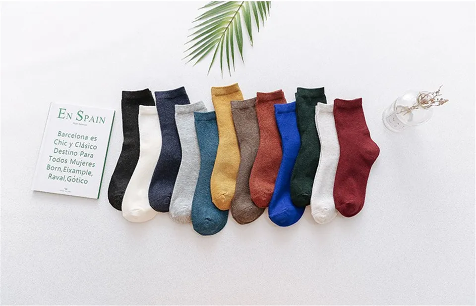Носки женские новогодние подарки носочки socks harajuku теплые короткие набор носков милые год модные подарки на год хлопок зимние распродажа однотонные art подарочные красивые эластичность популярный