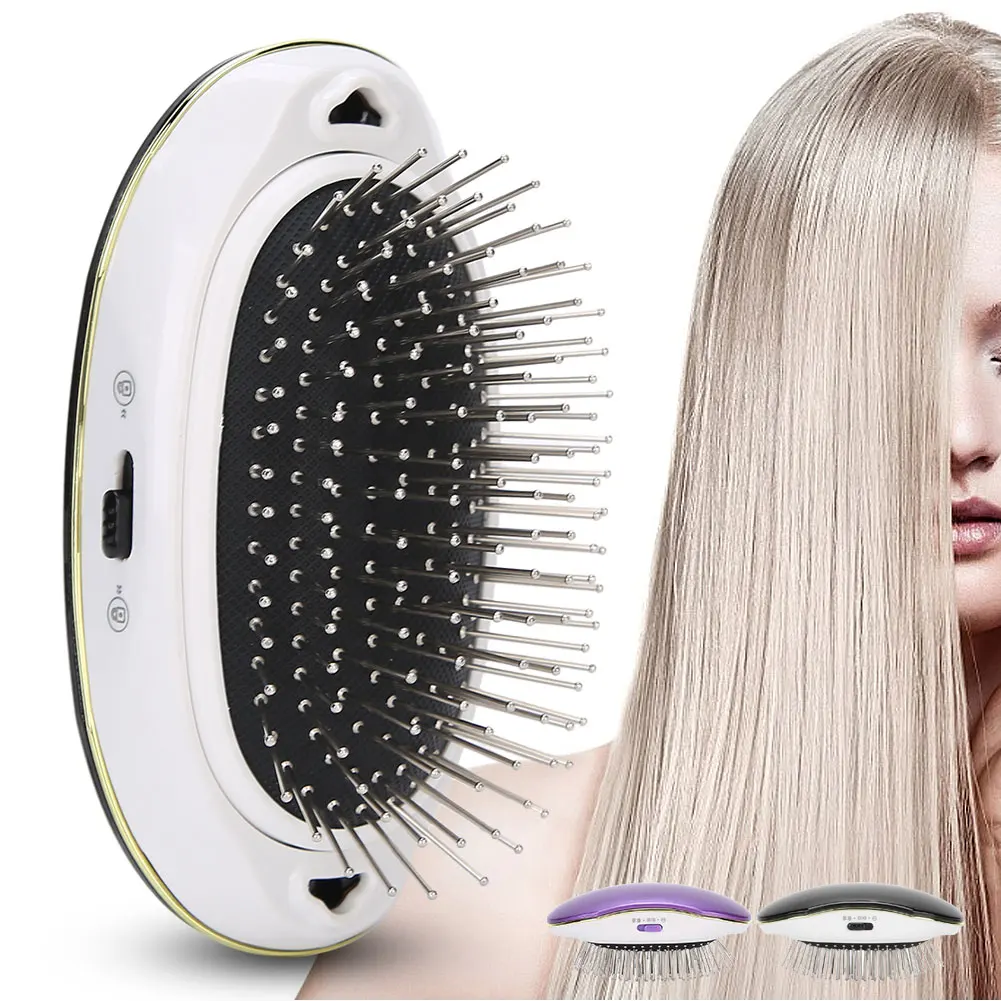 

Newest Electric Hairdressing Comb Negative Ion Anti-static Scalp Vibration Massage Comb Promote Blood Circulation Of The Scalp