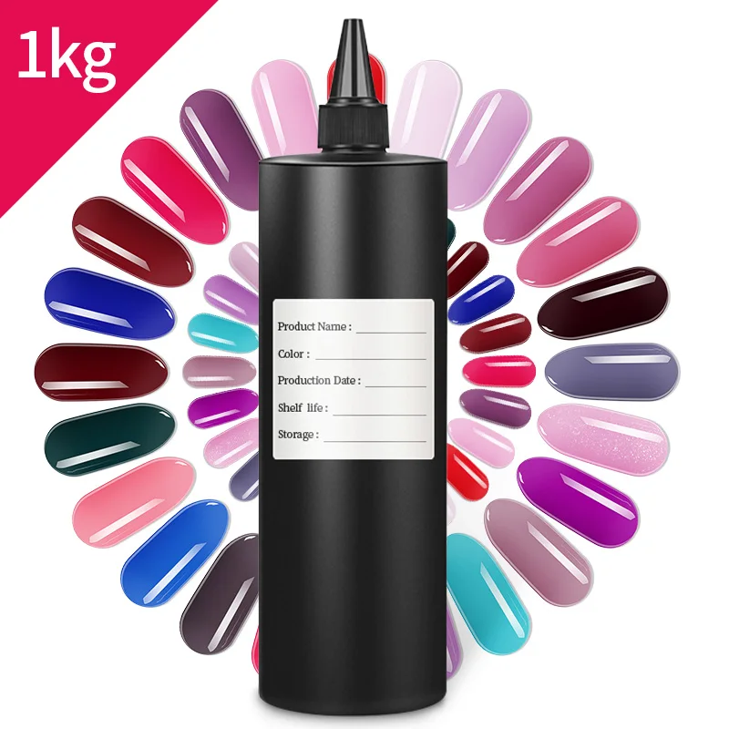 

WiRinef 1KG Nude Color Nail Gel Polish Varnish Soak Off Nail Art Gel Nail Polish Long Lasting Varnish Lacquer