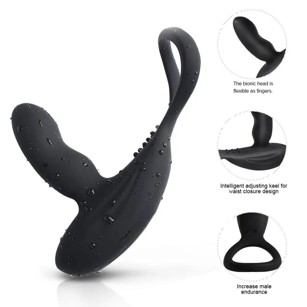  Vibrating Prostate Massager Remote Control Men Anal Plug Waterproof Powerful Motors Patterns Butt S