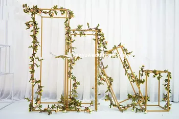 

New style Arch Iron Frame Backdrop Flower Stand for Wedding Stage Decoration Party senyu1378