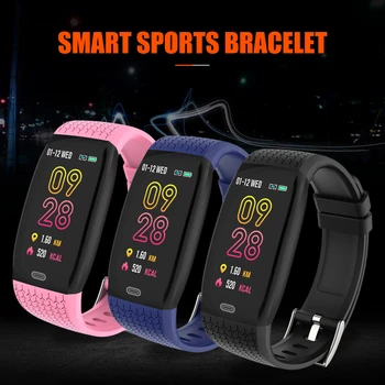 

Ultralight Smart Bracelet Smart Band IP67 Sports Pedometer Fitness Tracker Heart Rate Blood Pressure Monitor Smart Wristband