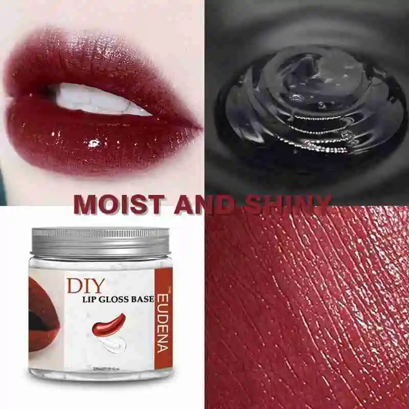 200ml Clear Lip Gloss Base Oil Non-Stick DIY Lip Stick Material Gel for Lip Gloss Lipgloss Base Handmade Liquid Lipstick Tools