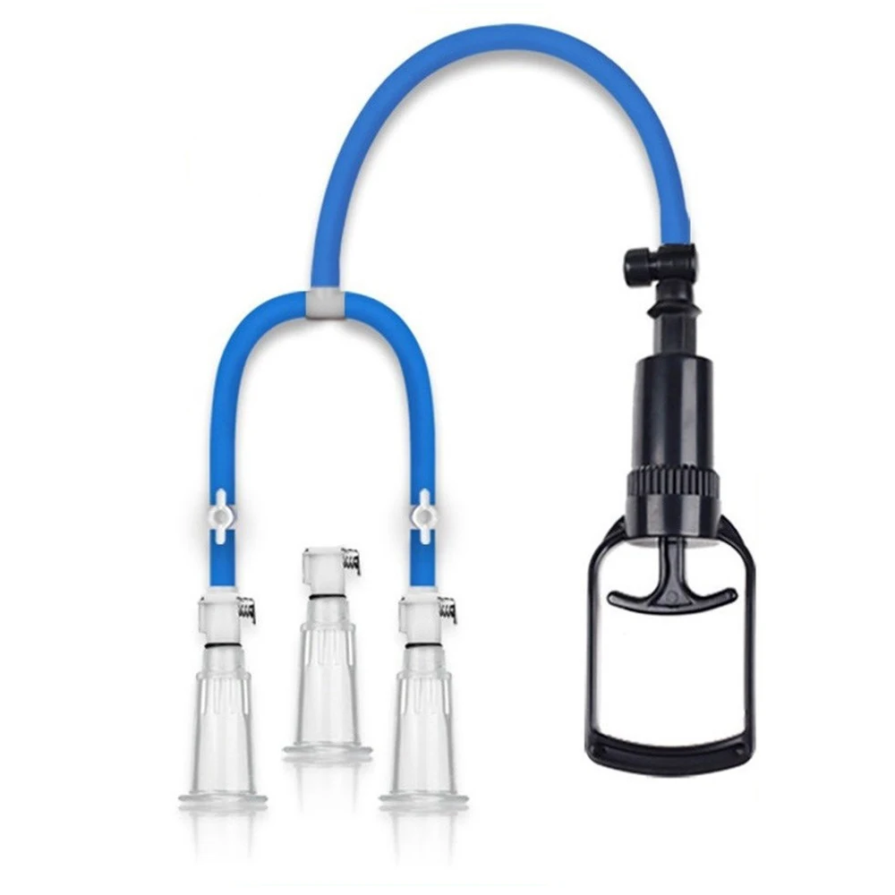 Hand Held Vacuum Pumps Clitoris Stiumulator Nipple Enhancement Breast Enlarger Sucking Massager Sex Toys For Woman Erotic Shop