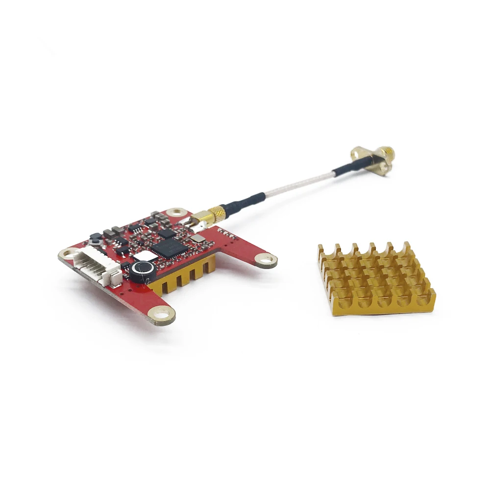 Передатчик EWRF 5 8G fpv 25 МВт/200 мВт/500 МВт 800 VTX PitMode OSD Регулируемый с микрофоном MMCX