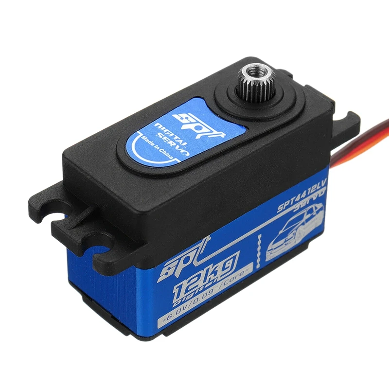 

FBIL-Spt Servo Spt4412Lv 12Kg Digital Servo Large Torque Metal Gear Short Body For