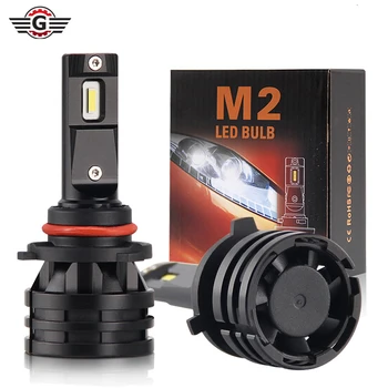 

2PCS M2 Led Headlight H1 H4 H7 HB3 9005 HB4 9006 9012 Led Bulb For Car 12V 24V (9-32V) 12000LM 6000K Mini Size Auto LED Lamp