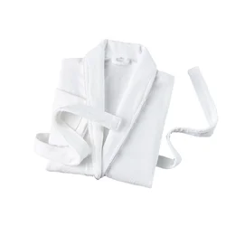 100% Cotton Long Thick Absorbent Terry Bath Robe Kimono Men LightWeight Waffle Towel Bathrobe Plus Sleepwear Women Dressing Gown