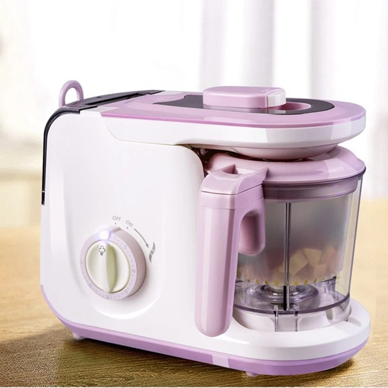 Costway 5 In 1 Heating Defrosting Multifunctional Baby Food Maker Infant Feeding Blender Overheat Protection Food Processor