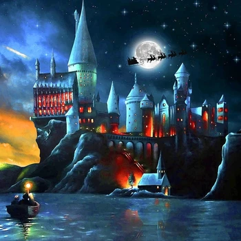 Skup ARMYQZ 5D DIY Diamentowa Malowanie Pełna Kwadratowa/okrągły Diamentowy Haft Architektura Haft Krzyżykowy Na Prezent Prezent Do Dekoracji Domu