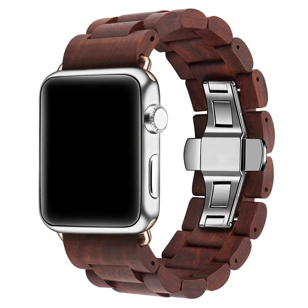 Wooden Watch Strap for apple watch 5 band 44mm 42mm Natural Handmade Wooden Bracelet for iwatch 4 3 bands 40mm 38mm pulseira Wooden Watch Strap for apple watch 5 band 44mm 42mm Natural Handmade Wooden Bracelet for iwatch 4 3 bands 40mm 38mm pulseira