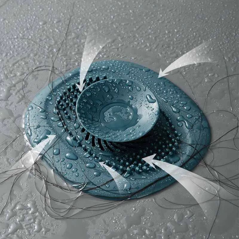 

Sink Silicone Drain Filter Bathtub Floor Filter Kitchen Deodorant Plug Tool Floor Drains Deodorant Cover Bathroom Gadgets