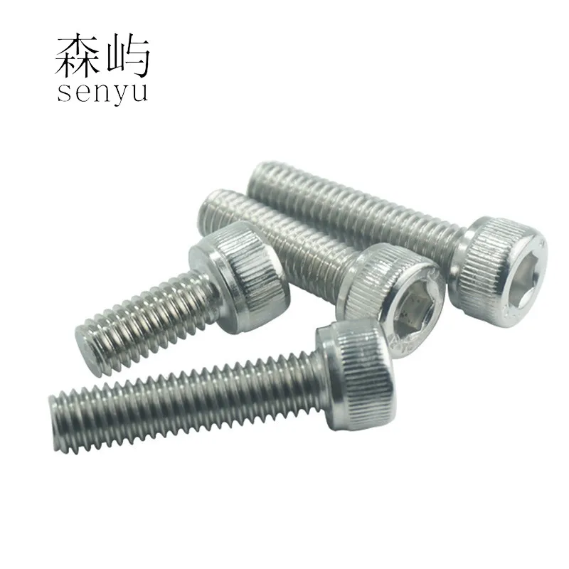 Luhuichang 50 шт. M2.5 * 25/30 304 нержавеющая сталь Шестигранная головка винты с шестигранной
