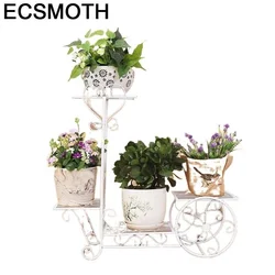 Décoration extérieure pour Terrasse ou Balcon, support en fer pour plantes et fleurs 