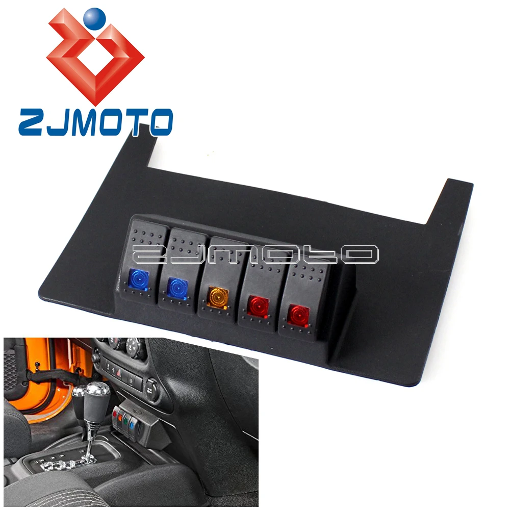 1224v 20a Car Accessories Lower Dash Switch Panel With Switches Custom