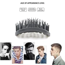 Pente de cabelo curvo escova de massagem pente oco mosquito bobina escova de cabelo ventilado estilo escova de cabelo cuidados com o cabelo ferramenta de estilo peines pente