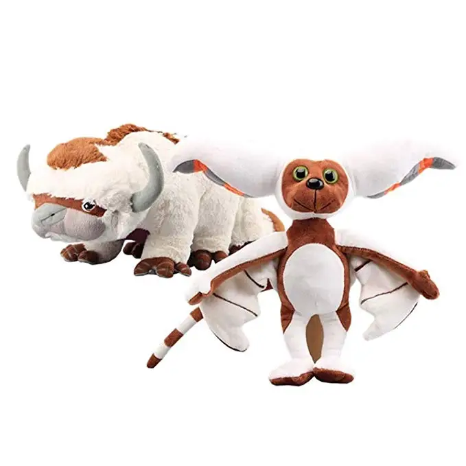 Аватар Последний Airbender Appa плюшевые игрушки мягкие животные скот и летучая мышь куклы детские игрушки(летучая мышь
