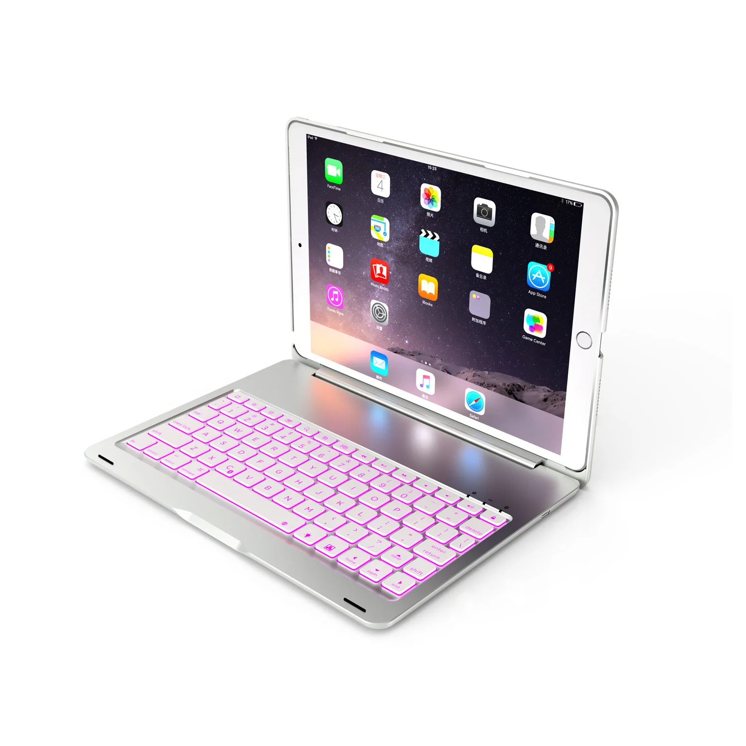 

New Style iPad Tablet PC Bluetooth Keyboard iPad Pro10.5 Wireless Bluetooth Keyboard with Colorful Backlight