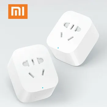 

100% Original Xiaomi mijia Smart Socket Plug WiFi Wireless Remote Socket Adaptor Power on and off with phone Drop shipping