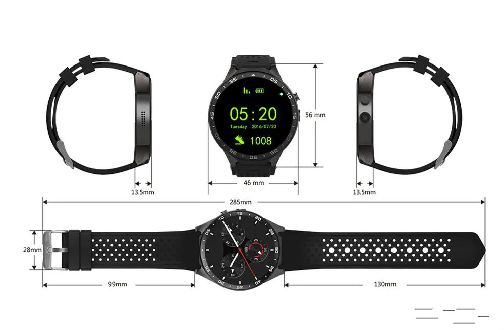 X100 Bluetooth умные часы Android 5,1 MTK6580 3g WiFi gps Смарт часы для мужчин для samsung часы PK KW88 GW11 QW09 GT88