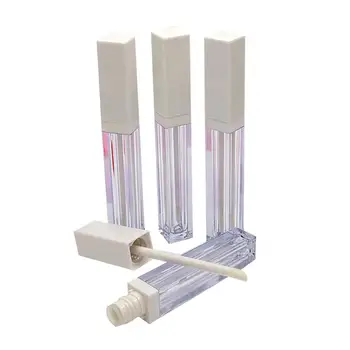 

4PCS 4ML Empty Lip Gloss Tubes Plastic Lip Balm Tubes Lipstick Jars Mini Sample Cosmetic Container Refillable Bottles