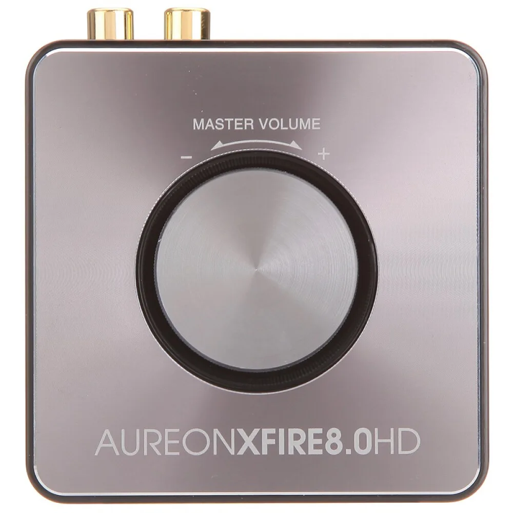 DAC TerraTec золотистый XFire 8 0 HD USB звуковая карта 7 1 каналов с функцией записи подходит