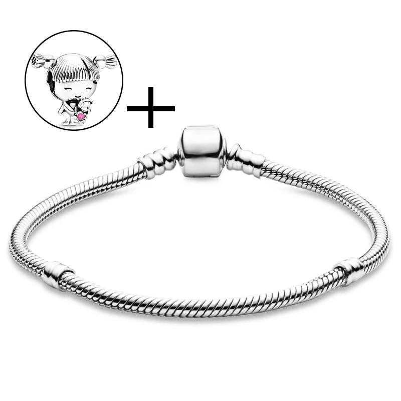Snake Chain charm bracelet Fit Original Beads bracelet jewelry For Women Handmade BUY 1 GET 2 FREE CHARM