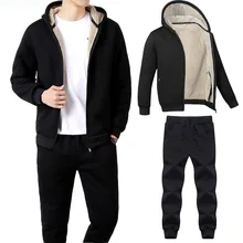 *#Best Price Winter Men Sweat Suits Fleece Warm Mens Tracksuit Set Casual Sportwear suits jacket + pants Thick Slim Fit Sets *#Best Price Winter Men Sweat Suits Fleece Warm Mens Tracksuit Set Casual Sportwear suits jacket + pants Thick Slim Fit Sets