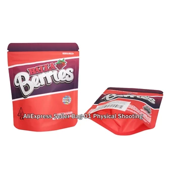 

(Balla Berrles)NEW Cookies Bag Mylar Resealable Packaging ONLY Bag, only empty bag, with anti-counterfeiting trademark and label