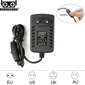 

USB Type C 5V 3A Raspberry Pi 4 Power Adapter ON/OFF Switch Power Charger EU US UK AU Plug Power Charger for Raspberry Pi 4